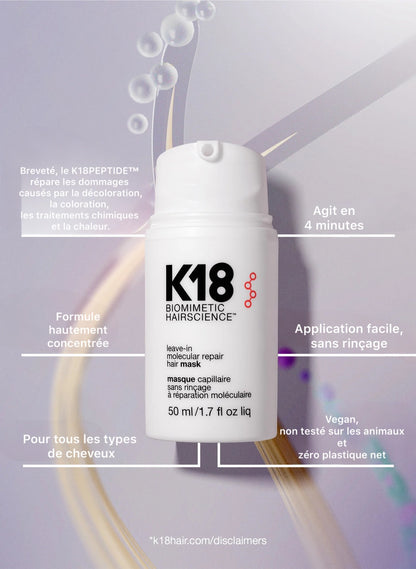 Masque Réparateur  – Soin Capillaire Sans Rinçage à Réparation Moléculaire